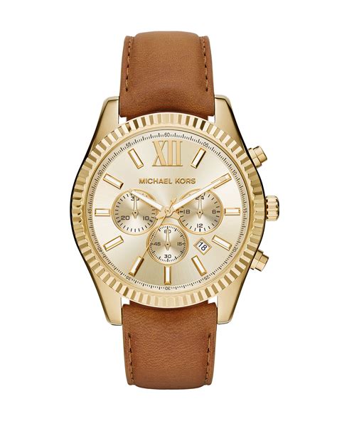 michael kors watch hut|Michael Kors leather watch.